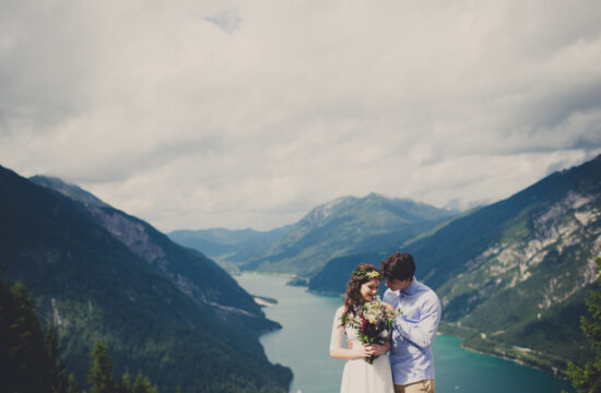 magical mountain elopement shoot in tyrol by saskia stolzlechner