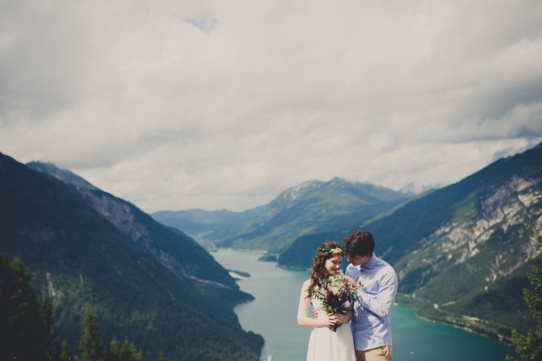 magical mountain elopement shoot in tyrol by saskia stolzlechner